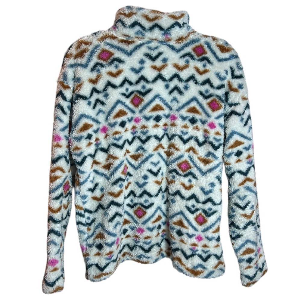 Eddie Bauer Ultra Soft Fleece Quarter Zip Long Sleeve Pullover Sweater, Large - Picture 4 of 10